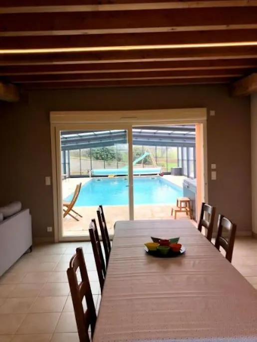Holiday home Gite La Bergerie, Piscine Chauffee, Couzon France
